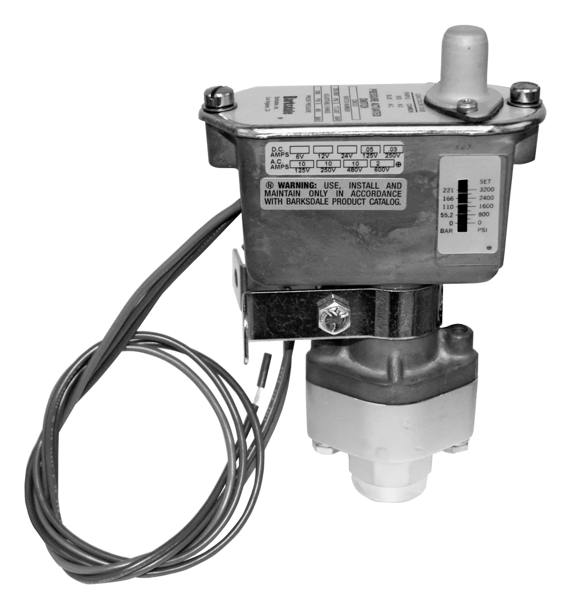 High, Low Adjustable Pressure Switch, Single Post - Graco 115124