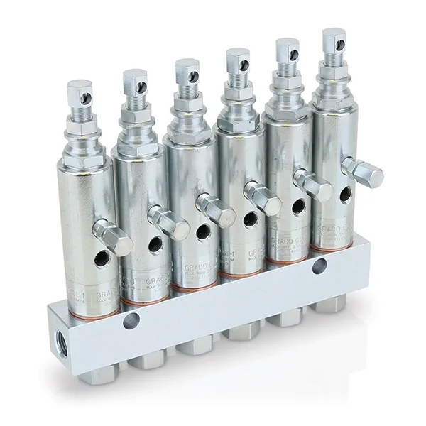 GL-1 Grease Injectors - 6 Injectors and Manifold - Graco 117206