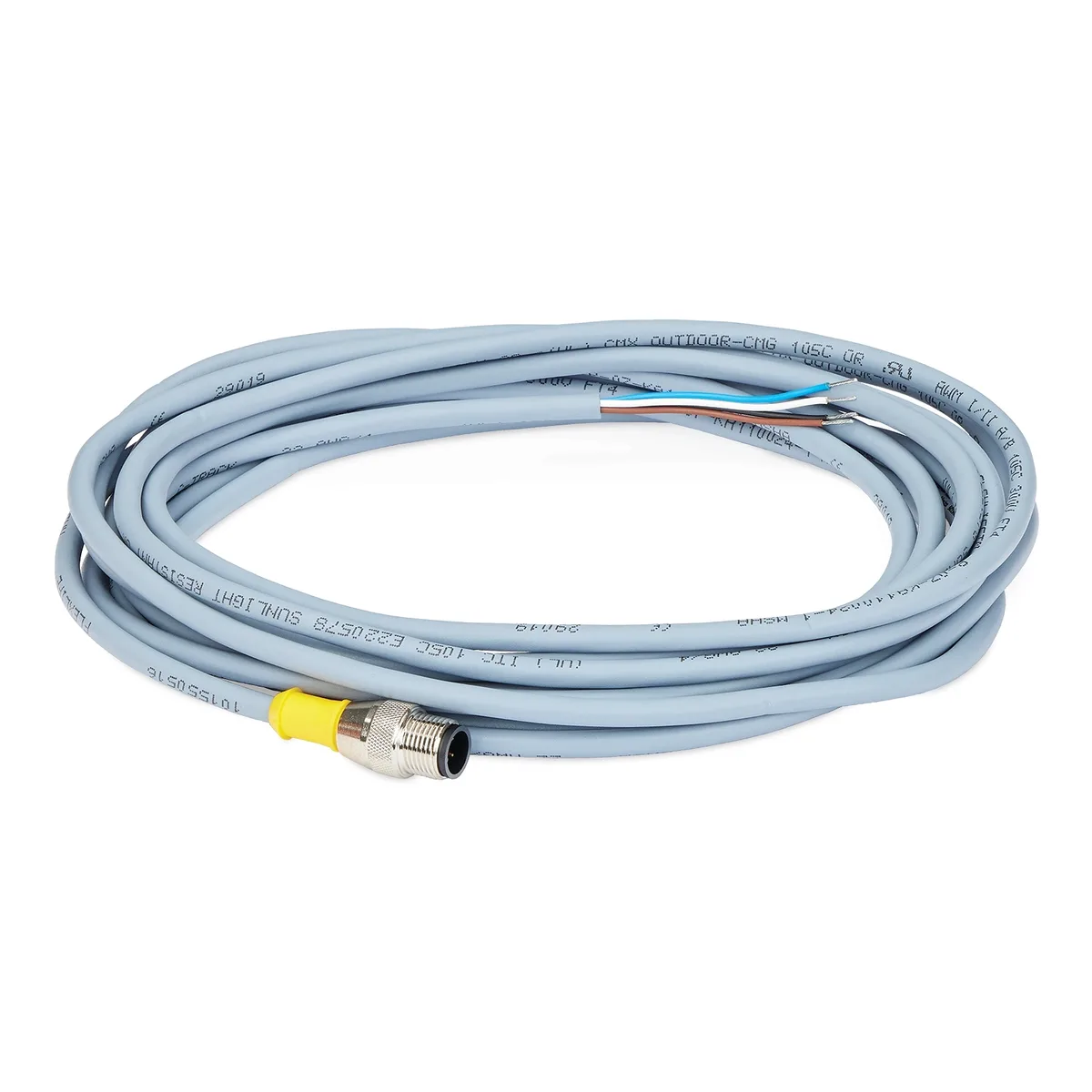 Accessory Cable for G-Series Pumps - 16 foot, M12 Connector (Male) x Flying Leads - Graco 124300