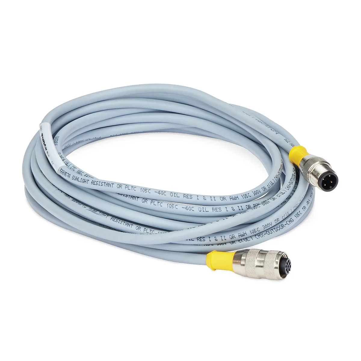 Accessory Cable - 16 foot Male M12 connector x Female M12 connector - Graco 124333