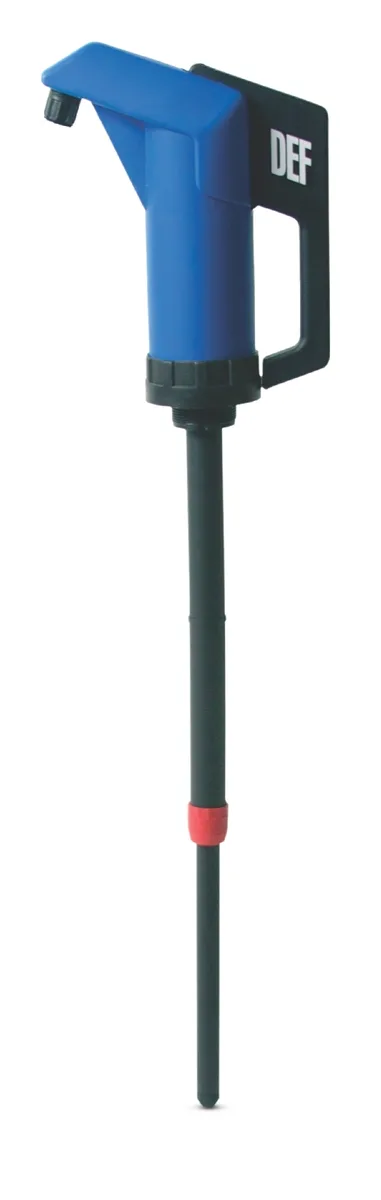 LD Blue DEF Hand Pump With Drum-Length Adjustable Down Tube - Graco 127647