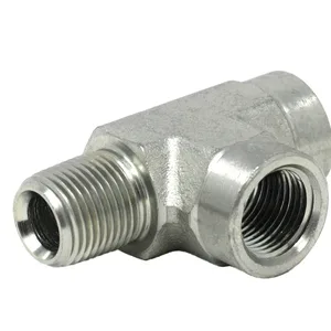 Male Run Tee - 3/8 in. NPT Male x (2) 3/8 in. NPT Female - Graco 128568