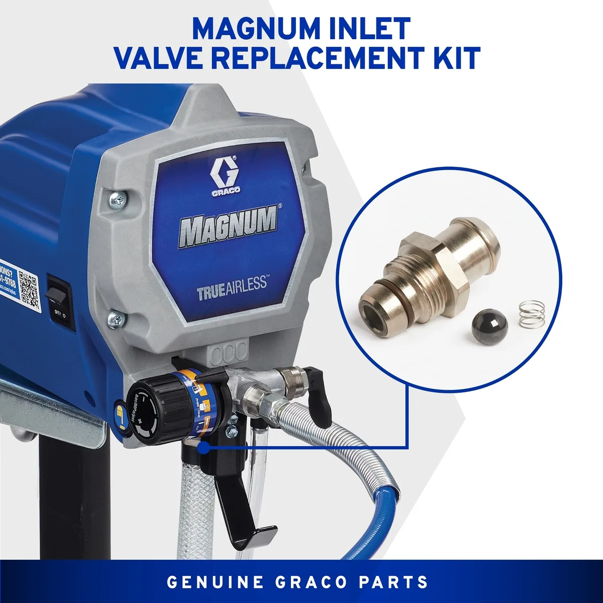 Magnum Inlet Valve Replacement Kit - Graco 16E844