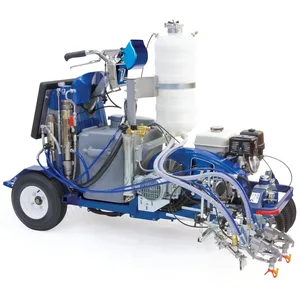 LineLazer V 250SPS HP Reflective Series Self-Propelled Gas Hydraulic Airless Line Striper, 1 Auto Gun, 1 Tank - Graco 17H468