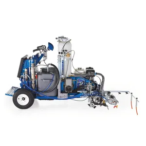 LineLazer V 250SPS HP Reflective Series Self-Propelled Gas Hydraulic Airless Line Striper, 2 Auto Guns, 2 Tanks - Graco 17H469