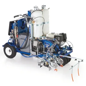 LineLazer V 250SPS HP Reflective Series Self-Propelled Gas Hydraulic Airless Line Striper, 2 Auto Guns, 2 Tanks - Graco 17H469