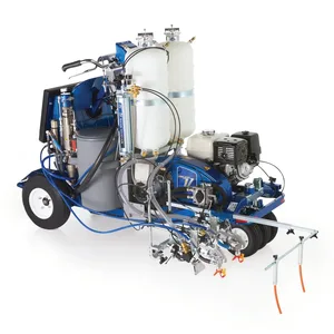 LineLazer V 250DC HP Reflective Series Self-Propelled Gas Hydraulic Airless Line Striper, 2 Auto Guns, 2 Tanks - Graco 17H473