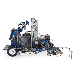 LineLazer V 250DC HP Reflective Series Self-Propelled Gas Hydraulic Airless Line Striper, 3 Auto Guns, 2 Tanks - Graco 17H474