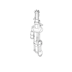 Viscount I 4-Ball Hydraulic Pump, SST, 750cc Open Wet Cup Lower - Graco 17K964