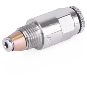 CSP Outlet Fitting - Nylon Tube Push-To-Connect Stud - 1/4 inch OD Tube x M10 with Check Valve, 625 psi - Graco 17L440