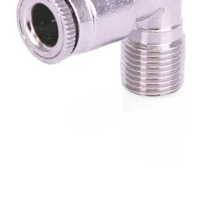 CSP Lubrication Point Fitting - Push-To-Connect Stud - 1/4 inch OD Tube x 1/8 inch NPT male 90°, 625 psi - Graco 17L652