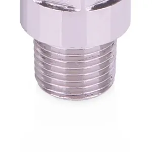 CSP Lubrication Point Fitting - Push-To-Connect Stud - 1/4 inch OD tube x 1/8 inch NPT male straight, 625 psi - Graco 17L653