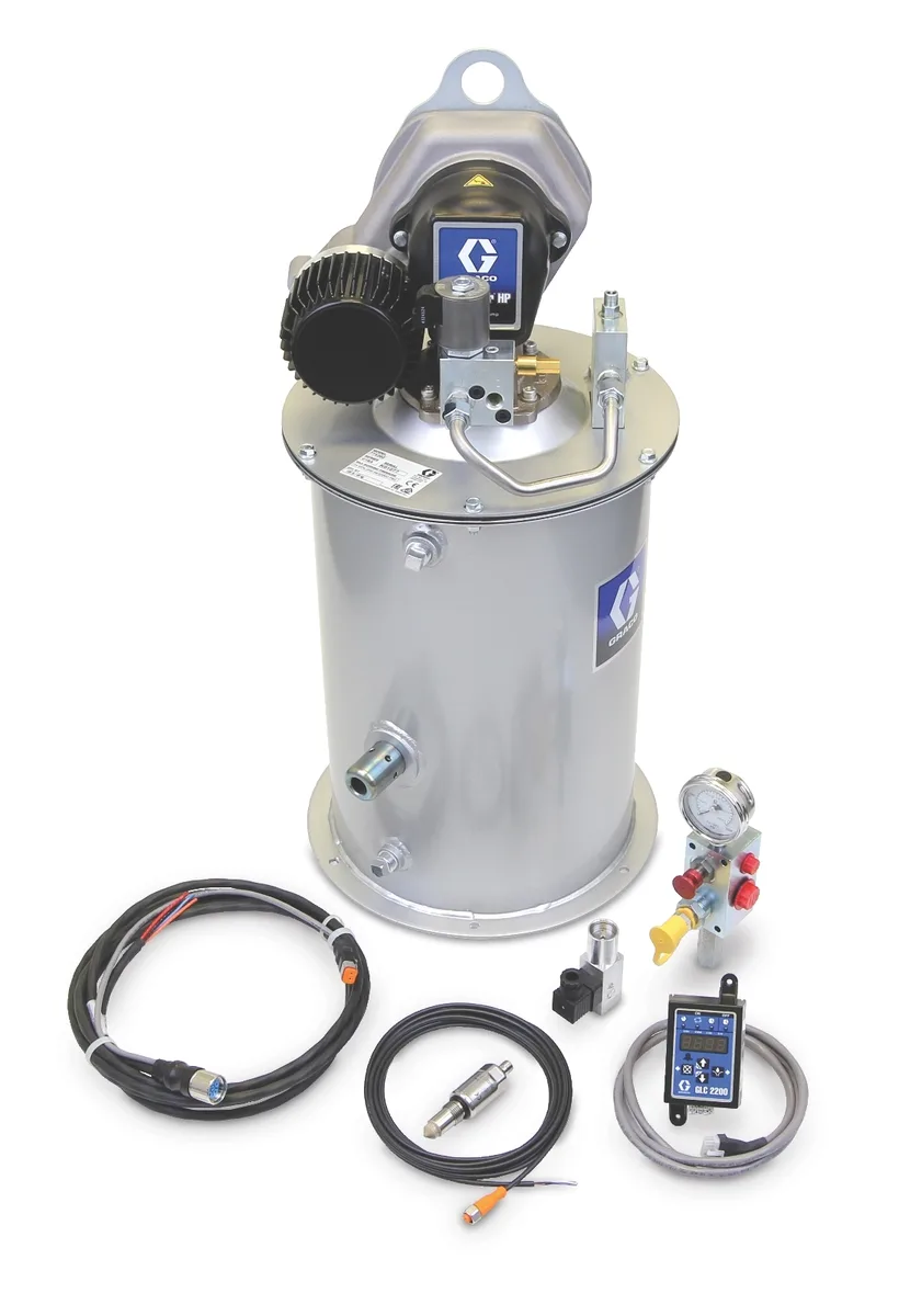 Electric Dyna-Star® Lubrication Kit for Komatsu HD Trucks (Komatsu HD465-8 and HD605-8) - Graco 17P600