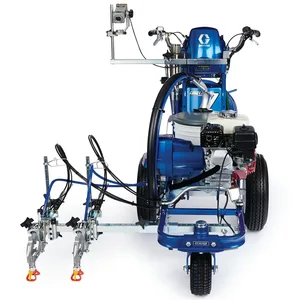 LineLazer V 3900 HP Automatic Series Gas Airless Line Striper, 1 Auto Gun, 1 Manual Gun, LazerGuide 2000 - Graco 17U804