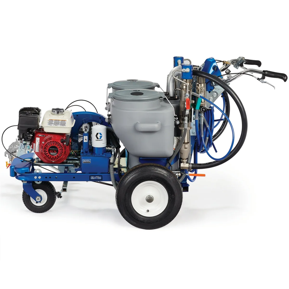 LineLazer V 200DC Standard Series Airless Line Striper, 2 Manual Guns - Graco 17Y231