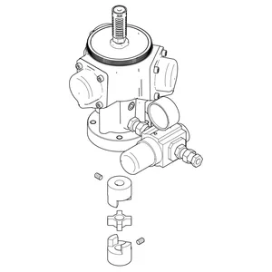 Radial Piston Air Motor Conversion Kit for Pressure Tanks - Graco 19A844