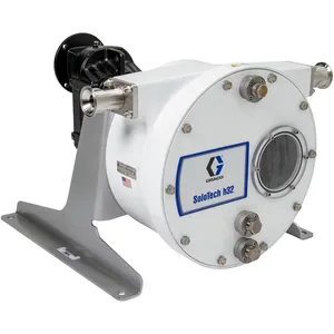 SoloTech h32 Peristaltic Pump, High-speed gear reducer no motor, NEMA, FDA Nitrile Hose, SST Sanitary Clamp Barb - Graco 19D086