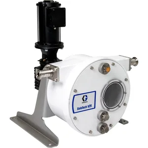 SoloTech h26 Peristaltic Pump, 2.2 hp BLDC motor with gear reducer, 1.70-10.2 gpm, FDA Nitrile Hose, SST Sanitary Clamp Barb - Graco 19D090