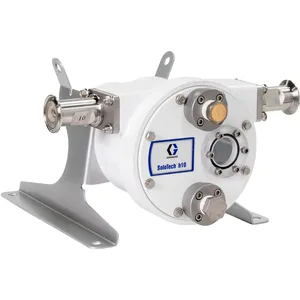 SoloTech h16 Peristaltic Pump, No Motor or gear reducer, FDA Nitrile Hose, SST Sanitary Clamp Barb - Graco 19D155