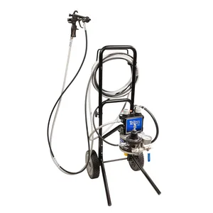 Triton SST Spray Package, Cart Mount, Stellair ACE Air Spray Gun, 0.055 in (1.4 mm) nozzle, 25 ft (7.6 m) fluid and air hose - Graco 2006383