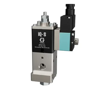 iQ Dispense Valve, Snuff Back, Ambient, NPT Tip, 0in (000mm) Nozzle, Direct Mount Solenoid - Graco 2011298