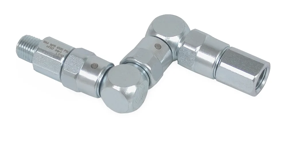 Zinc Plated Steel Z-Swivel 1/4-18 NPT - Graco 202577