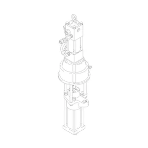 Viscount II Hydraulic Pump with Severe-Duty Displacement Pump for Solventborne/Waterborne Applications - Graco 210313