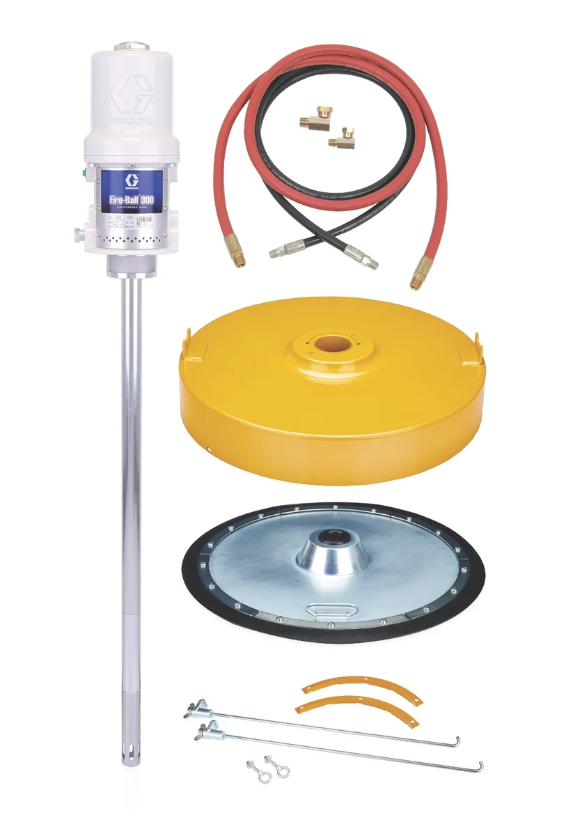 Fire-Ball® 300 Series 50:1b 400 lb. (181 kg) Grease Pump - Lube Truck Package - Graco 222071