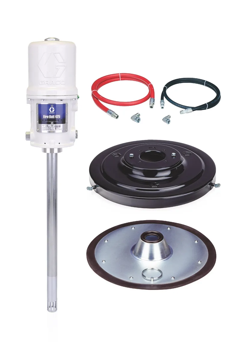 Fire-Ball® 425 50:1 120 lb. (55 kg) Grease Pump - Stationary Supply Package - Graco 223108