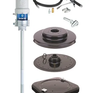 Fire-Ball® 300 Series 50:1 120 lb. (54 kg) Grease Pump Portable Package with Caster Base - Graco 225006