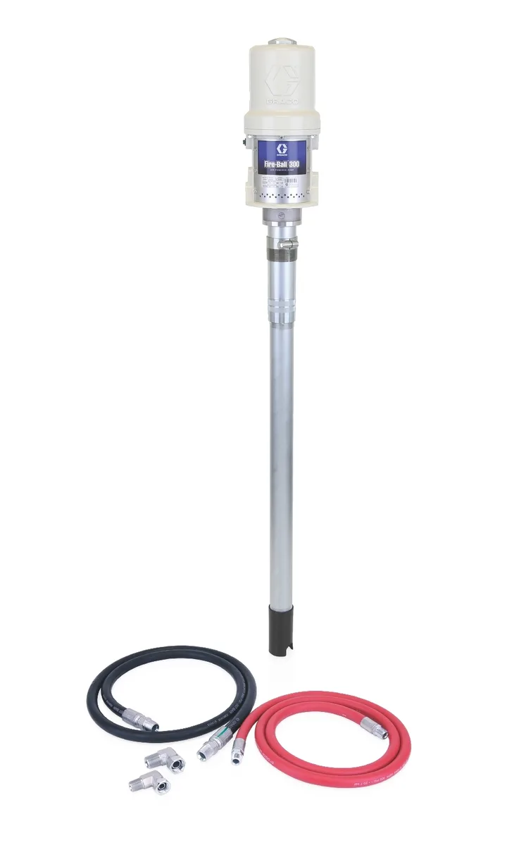 Fire-Ball® 300 Series 5:1 55 Gallon (200 Liter) Oil Pump - Bung-Mounted Package - Graco 225640