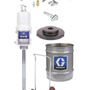 Fire-Ball® 300 Series 50:1 25 to 50 lb. (11.3 to 23 kg) Grease Pump - Portable Pail Dispenser Package - Graco 225773