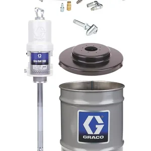 Fire-Ball® 300 Series 50:1 35 to 50 lb. (16 to 23 kg) Grease Pump - Stationary Pail Dispenser Package - Graco 225827