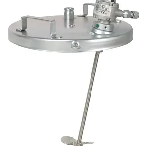 Pail Cover Agitator for 5 gallon (18 L) pails, air driven, 1/4 HP, 13.25 inches (33.6 cm), carbon steel material - Graco 226086