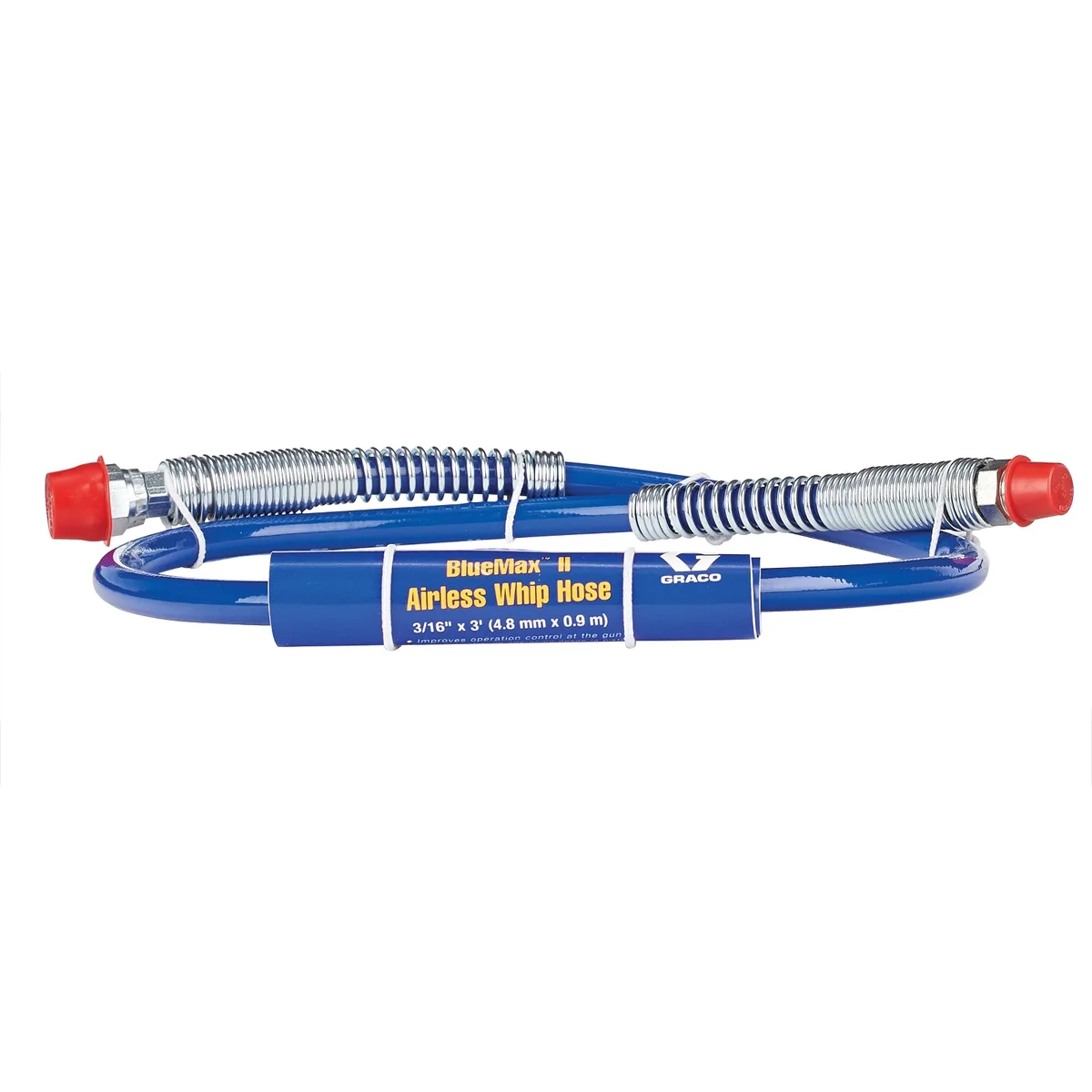 BlueMax II Airless Whip Hose, 3/16 in x 3 ft - Graco 238358