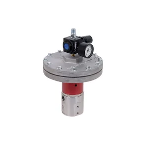 Corrosion Resistant High Fluid Pressure Regulator, 500-4000 psi Range, 1.0 gpm, SST, Air, 3/8(f) x 3/8(f), 1/4(f) Port, with gauge - Graco 238894