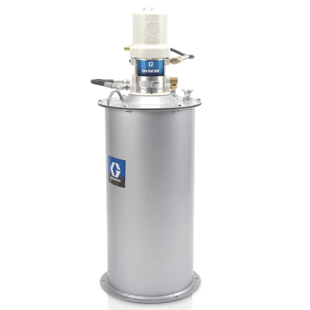 Fire-Ball® 300 50:1 Pump Module, 90 lb (41 kg). Reservoir, Vent Valve - Graco 241573