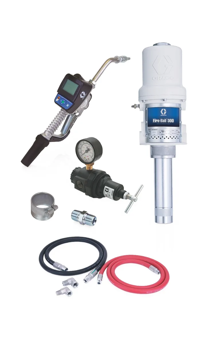 Fire-Ball® 300 Series 5:1 Bulk Oil Dispensing Pump Package - Graco 241633