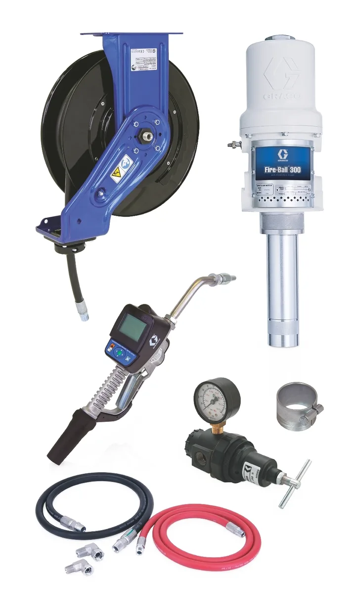 Fire-Ball® 300 Series 5:1 Bulk Oil Dispensing Pump Package - Graco 241633