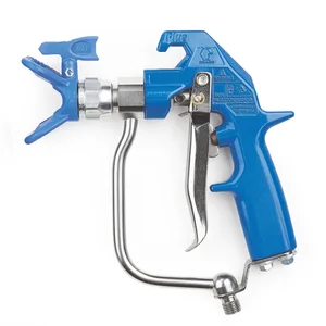 Heavy-Duty Blue Texture Airless Spray Gun, 4 Finger Trigger, RAC X - Graco 241705