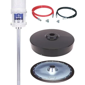 Fire-Ball® 425 Series 75:1 400 lb. (181 kg) 1/2 in. x 6 ft. (1.83 m) Grease Pump Stationary Cover-Mount Package - Graco 244636