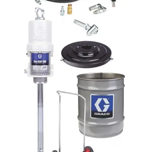 Fire-Ball® 300 Series 50:1 35 to 50 lb. (16 to 23 kg) Grease Pump - Portable Pail Dispenser Package - Graco 245695
