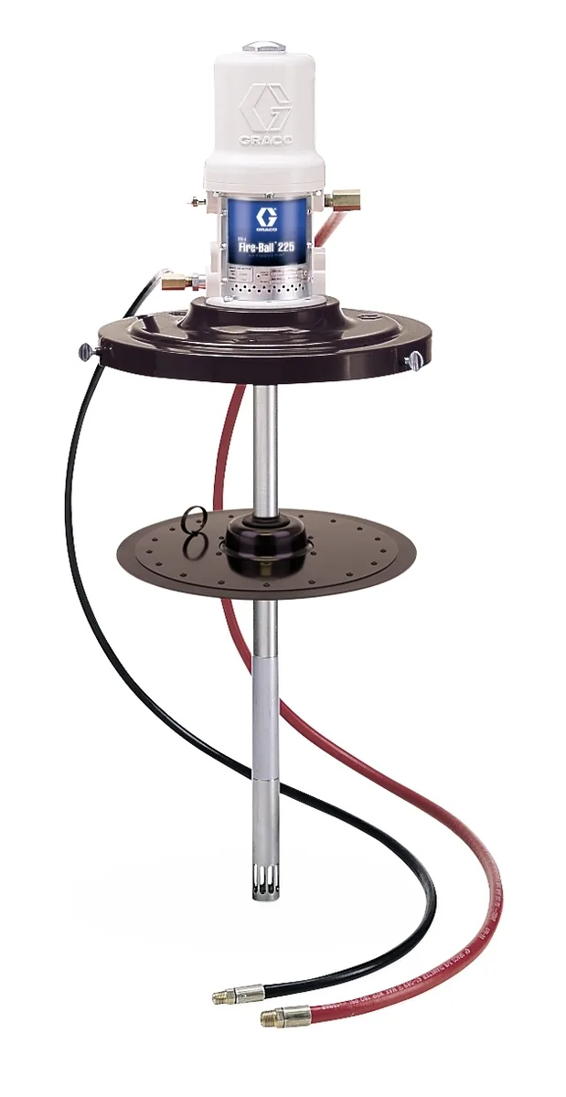Mini Fire-Ball® 225 50:1 120 lb. (54 kg) Grease Pump - Stationary Supply Package - Graco 246914