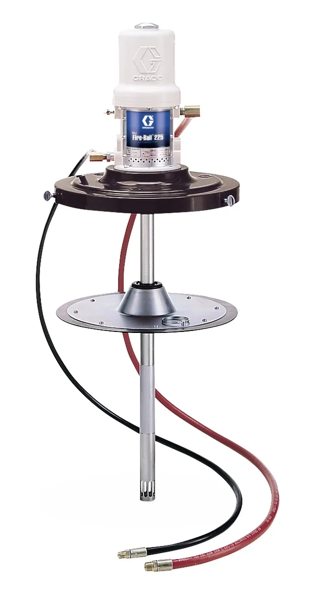 Mini Fire-Ball® 225 50:1 120 lb. (54 kg) Grease Pump - Stationary Supply Package - Graco 246914