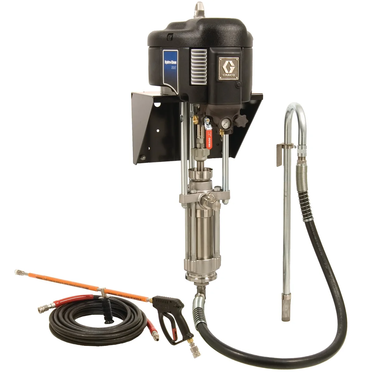 Hydra-Clean® 30:1 Wall Mount Pneumatic Pressure Washer Package - Graco 247554