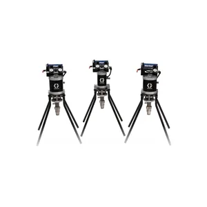 30:1 Merkur ES Airless Package, 0.4 gpm (1.5 lpm) fluid flow, standard mount, with PerformAA 50 Airless gun, suction hose, and plated steel - Graco 24F155
