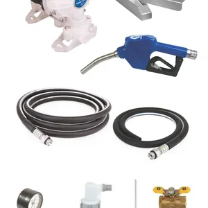 SD Blue Pump Tote Package - 6 ft (1.83 m) Suction Hose Length - Automatic Nozzle - 3/4 in. BSPP Fittings - Graco 24F878