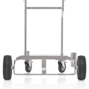 LD Series 50:1 Grease Pump Drum Cart with Pneumatic Wheels for 400 lb. Drums, Includes Chain for Securing Drum to Cart - Graco 24F915