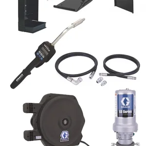 LD Series 3:1 Stationary 275 Gallon (1040 Liter) Oil Pump Package - Preset Meter Type - Graco 24H728