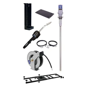 LD Series 5:1 Stationary 275 Gallon (1040 Liter) Oil Pump Package - NPT - Graco 24H870